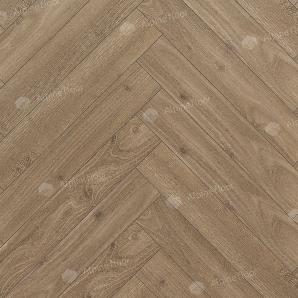 Ламинат "Alpine Floor" Herringbone 12 Дуб Калабрия (600*100*12 мм) — купить в Пензе