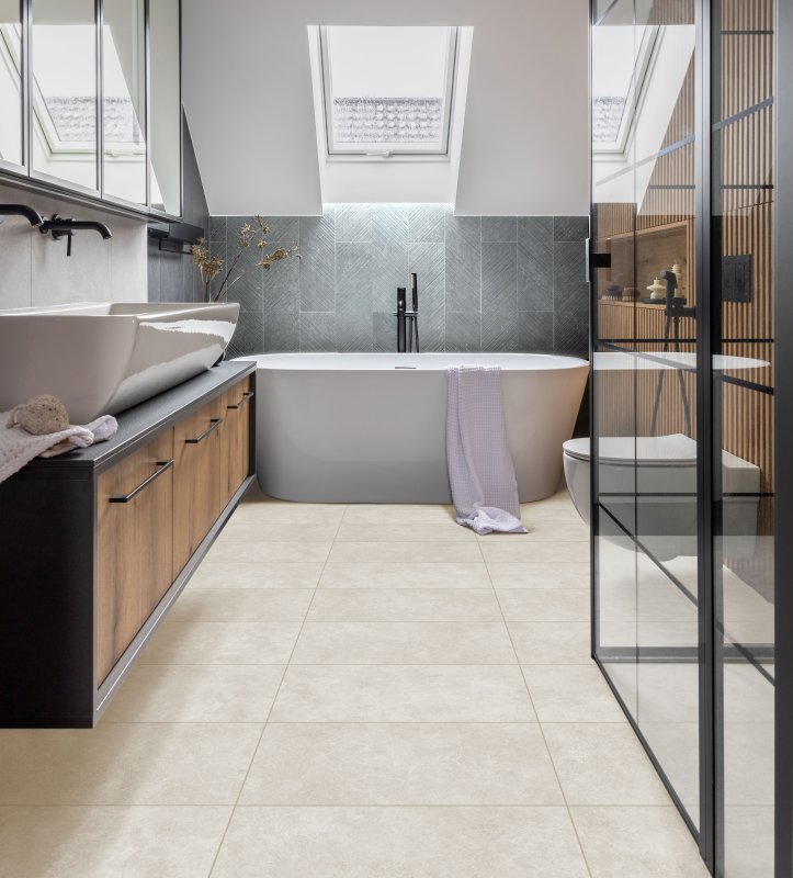 SPC ламинат  "Aberhof" Concrete 1254 (600*300*4 мм) — купить в Пензе