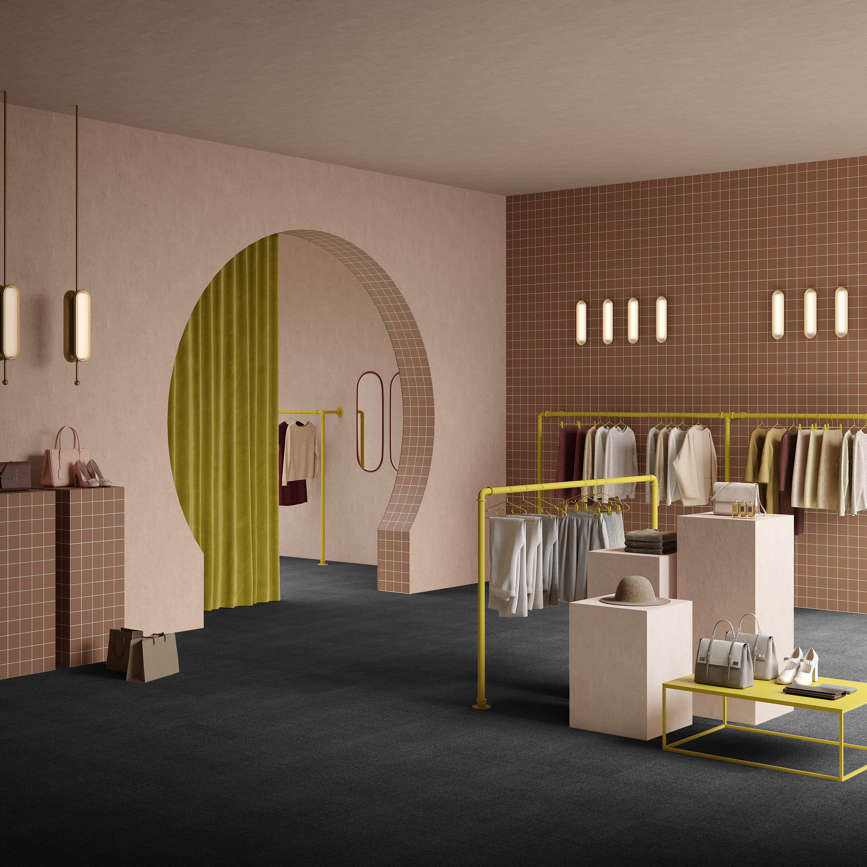 Ковровая плитка Mantra Tile 99 (500*500*6 мм) — купить в Пензе