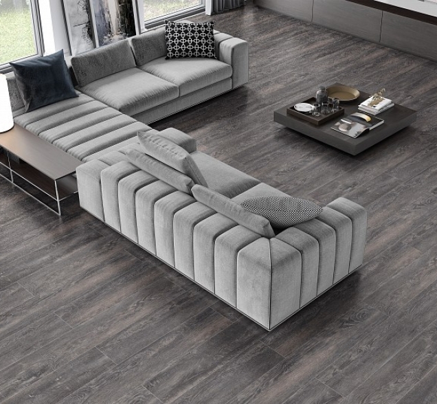 SPC ламинат "CronaFloor" Nano 4V Дуб Морёный (1200*180*3,5 мм) — купить в Пензе