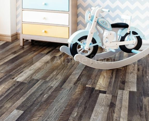 Кварцвиниловая плитка "Alpine Floor" Орех Состаренный (1219*184*3мм) — купить в Пензе