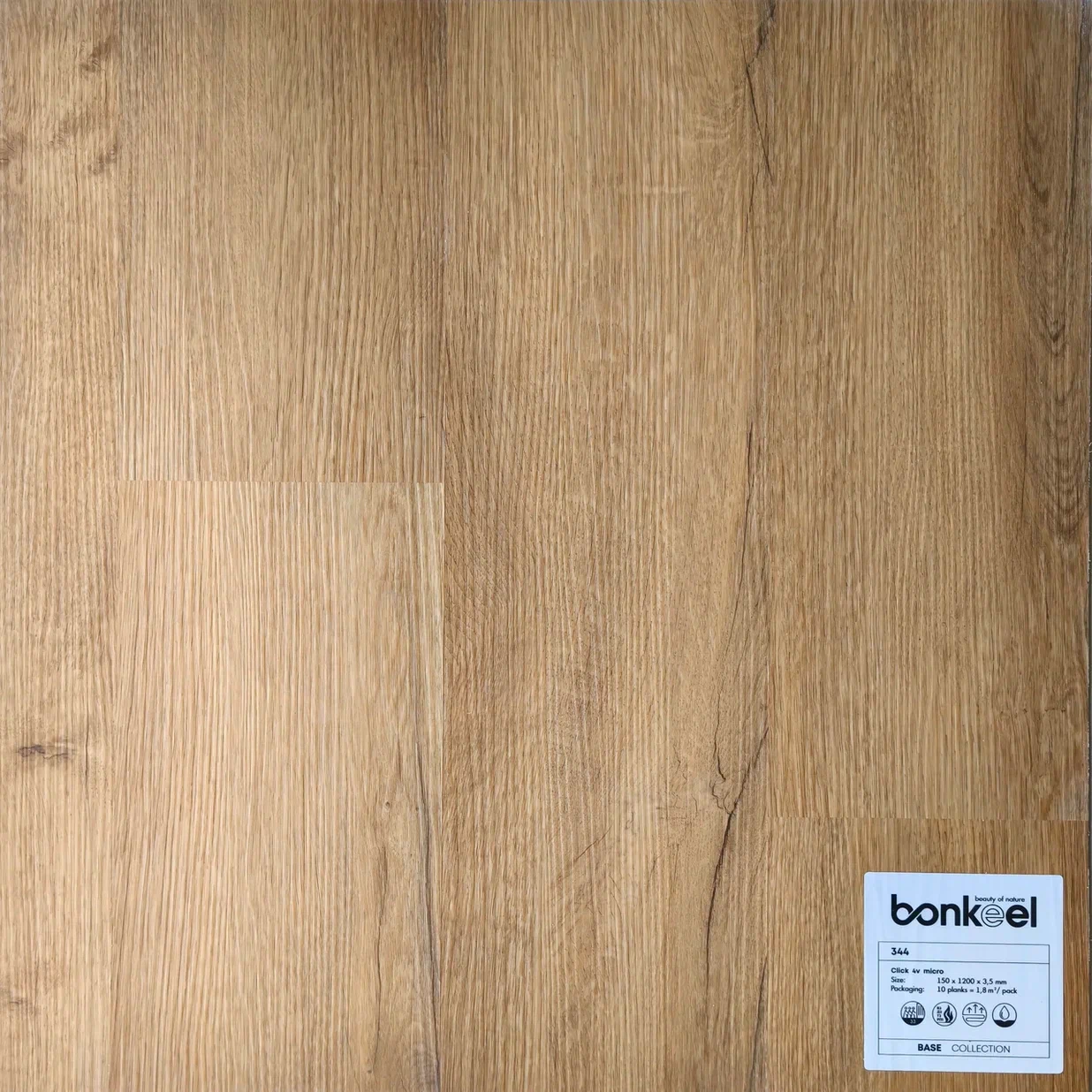 Плитка ПВХ "Bonkeel" Base New 344 (1220*150*3,5 мм) — купить в Пензе