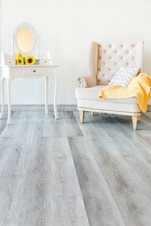 Кварцвиниловая плитка "Alpine Floor" Дуб Пепельный  (1219*184*2мм) — купить в Пензе