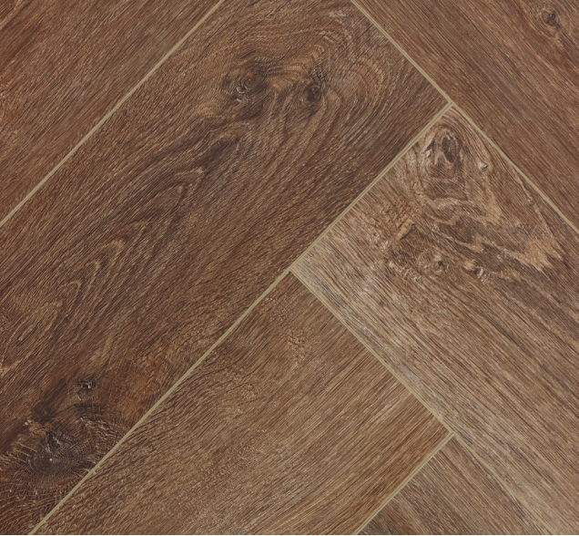 Виниловый ламинат SPC "Cronafloor" Herringbone Дуб Тулуза (640*128*4,5 мм) — купить в Пензе
