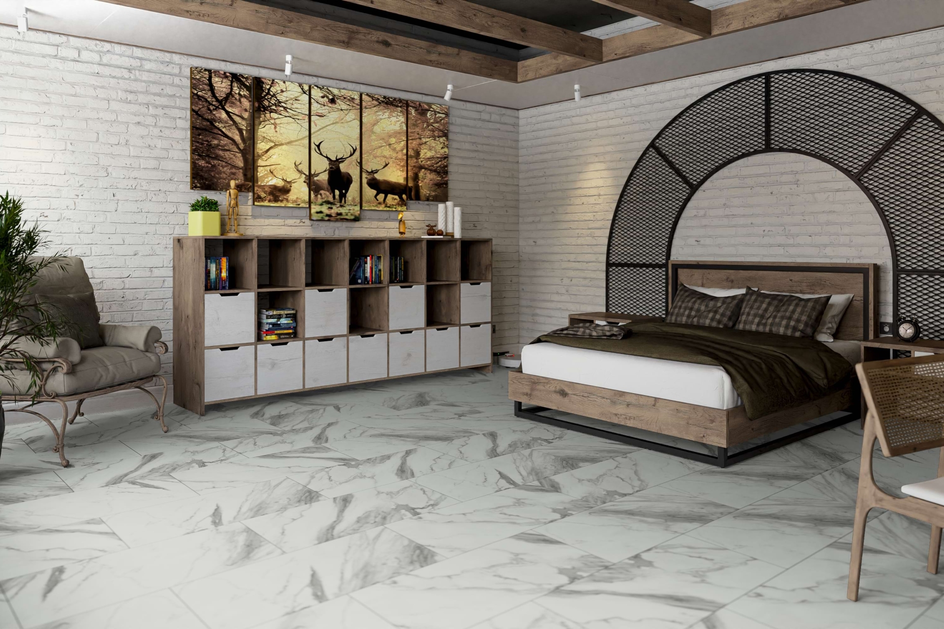 Усовершенствованная кварц-виниловая плитка «Damy Floor» Эверест (912,4*455,2*2,5 мм) — купить в Пензе