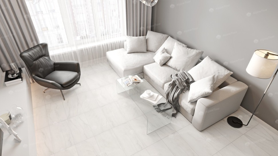 Виниловая плитка "Alpine Floor" Light Stone Брайс (608*303*2,5 мм) — купить в Пензе