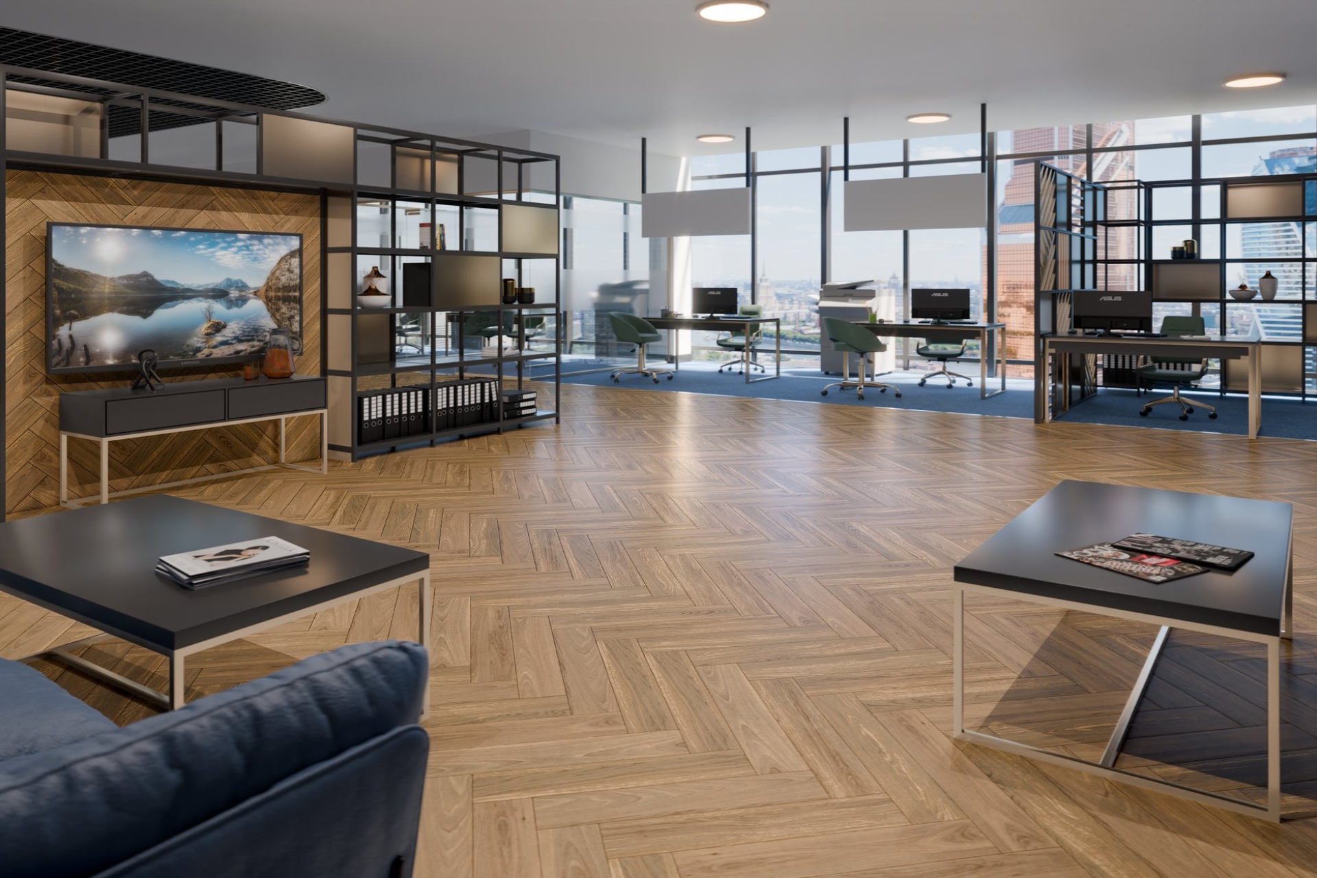 Инженерный паркет «Damy Floor» Натуральный (укладка елочкой) — купить в Пензе