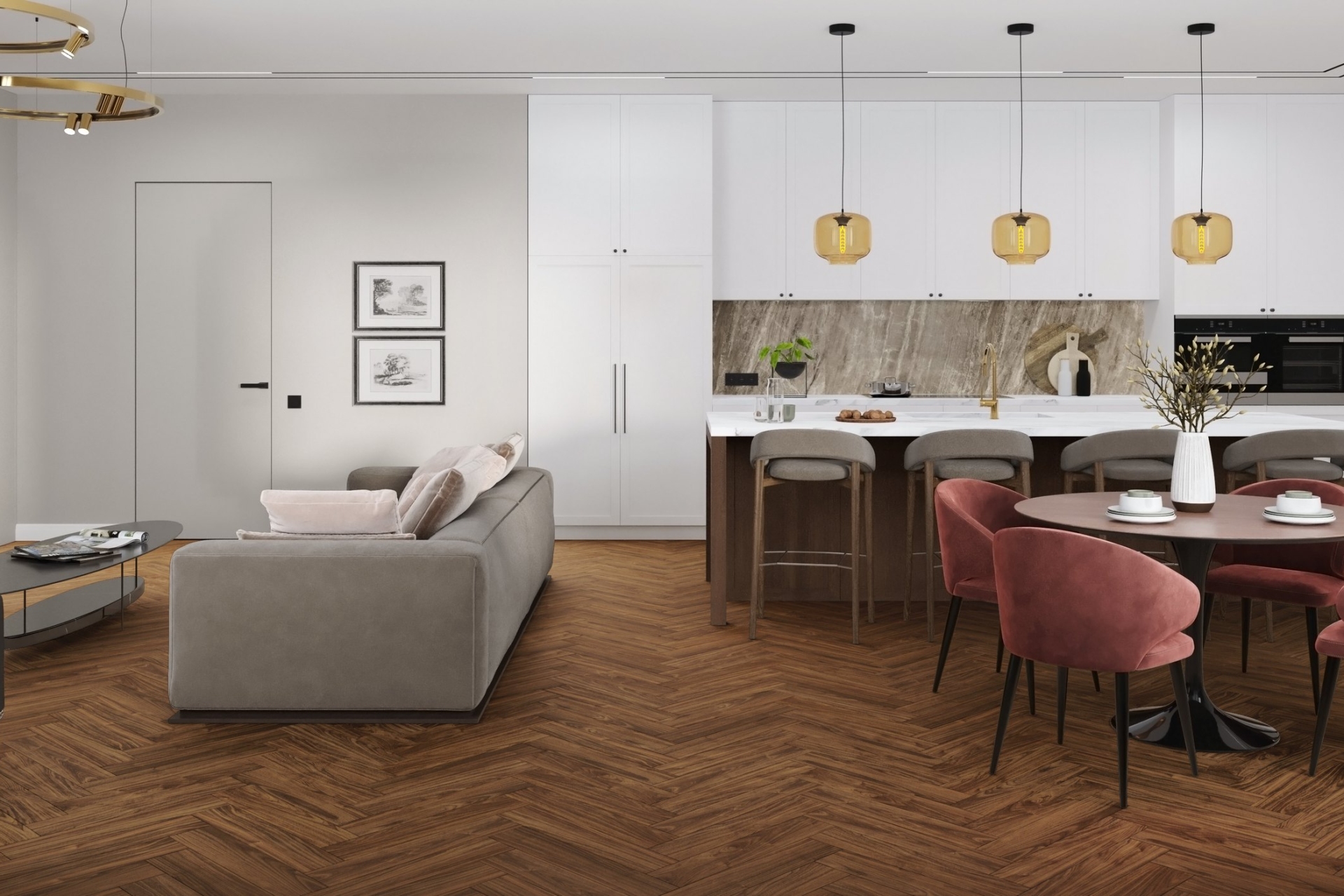 SPC ламинат «Damy Floor» Дерби (615*123*4 мм) — купить в Пензе