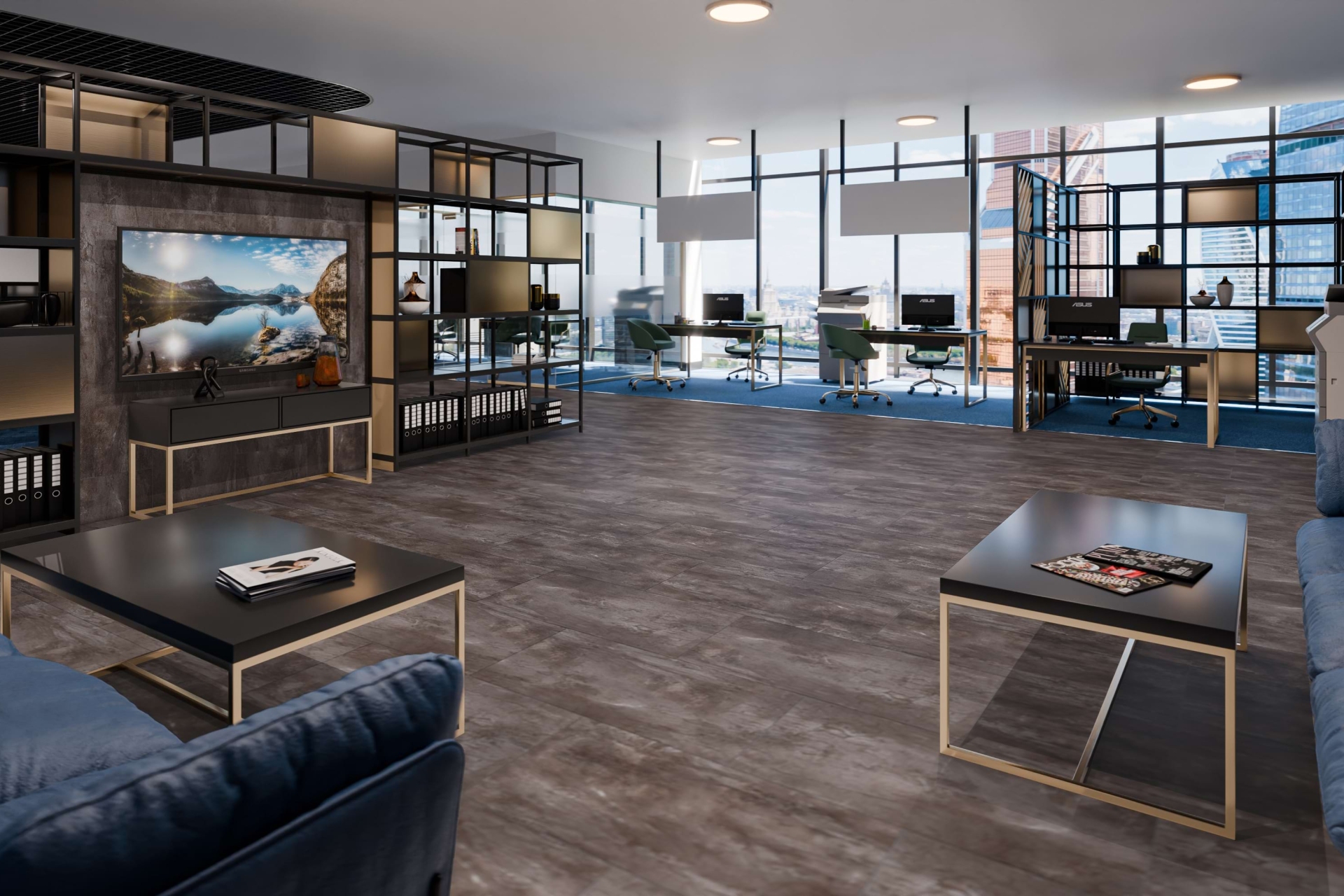 Усовершенствованная кварц-виниловая плитка «Damy Floor» Вайсхорн (912,4*455,2*2,5 мм) — купить в Пензе