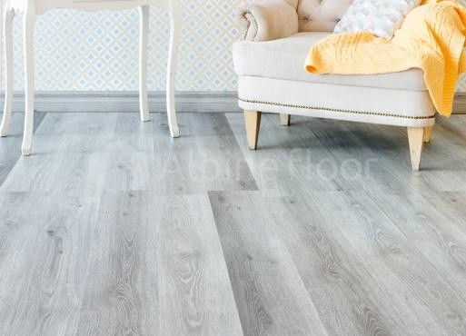 Кварцвиниловая плитка "Alpine Floor" Дуб Пепельный  (1219*184*2мм) — купить в Пензе