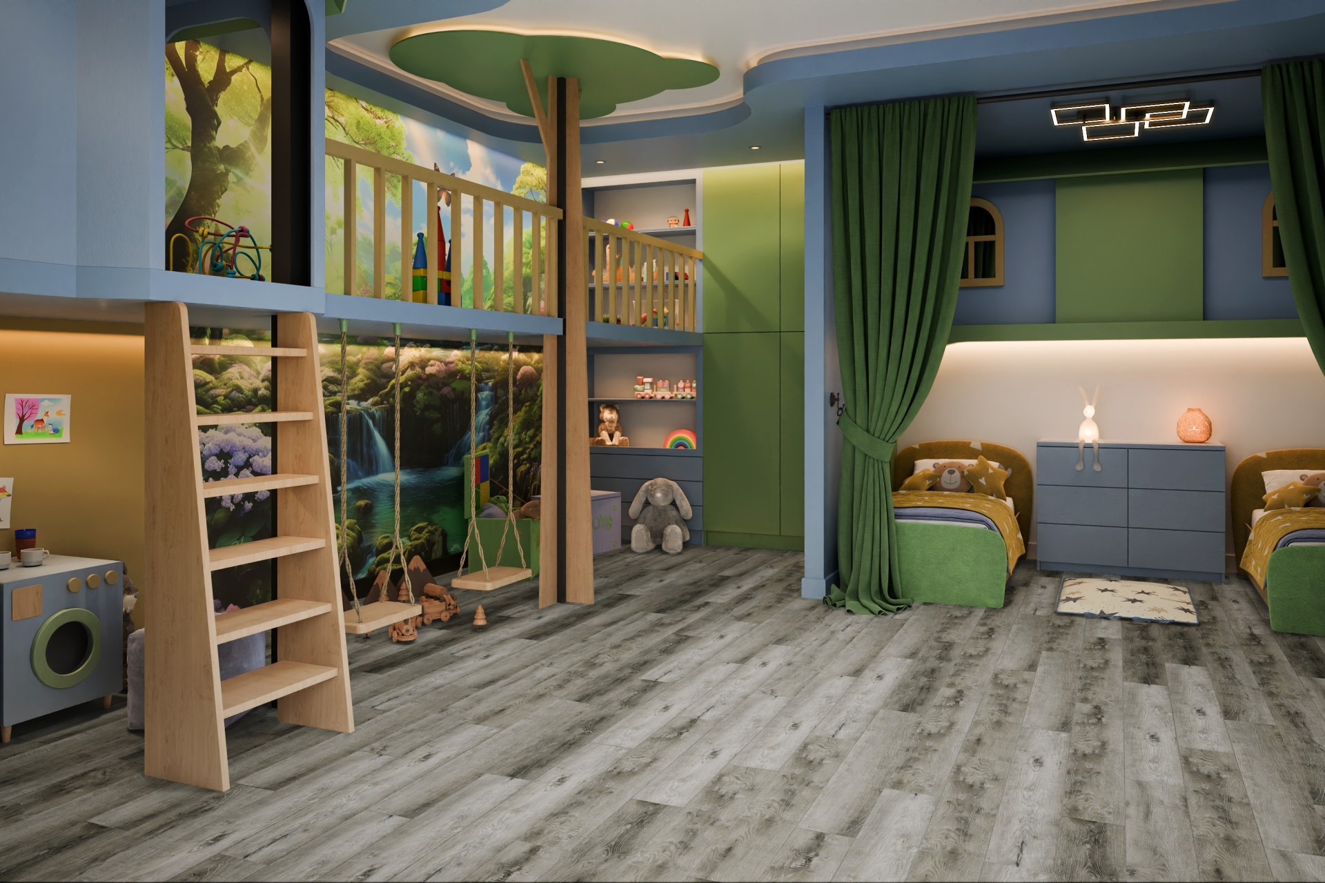 Усовершенствованная кварц-виниловая плитка «Damy Floor» Дуб Рустикальный Серый (1227*187*2,5 мм) — купить в Пензе