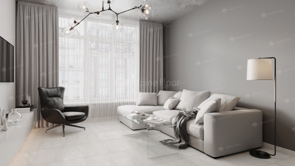 Виниловая плитка "Alpine Floor" Light Stone Брайс (608*303*2,5 мм) — купить в Пензе