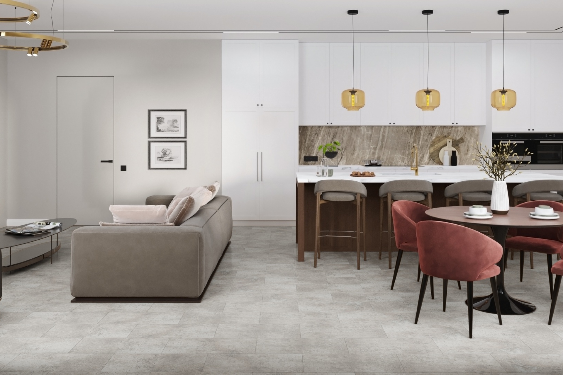 SPC плитка «Damy Floor» Фудзияма (610*305*5 мм) — купить в Пензе