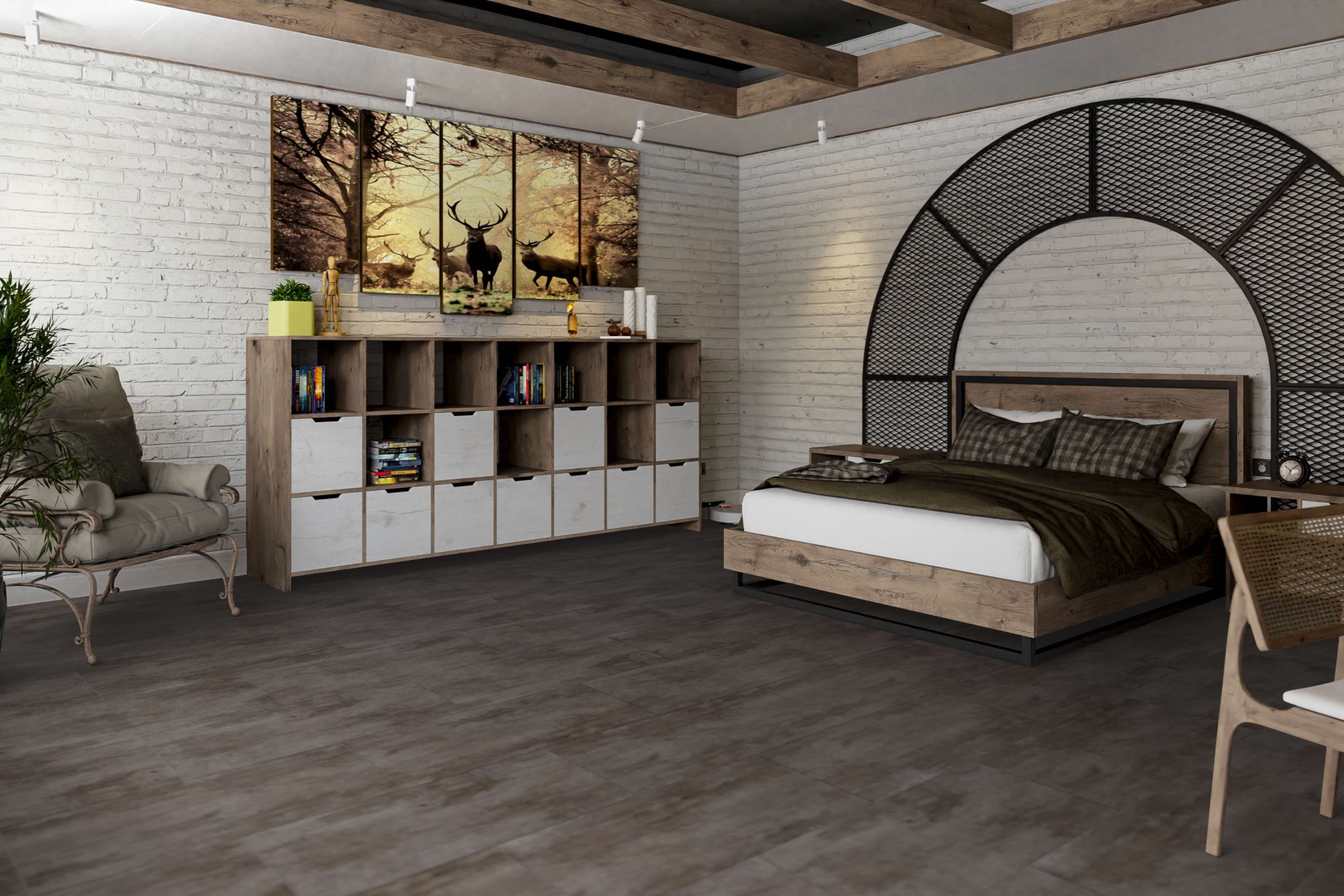 Усовершенствованная кварц-виниловая плитка «Damy Floor» Арарат (912,4*455,2*2,5 мм) — купить в Пензе