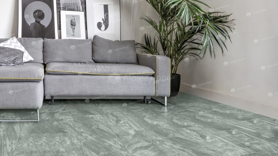 Виниловая плитка "Alpine Floor" Light Stone Хэмпшир (608*303*2,5 мм) — купить в Пензе