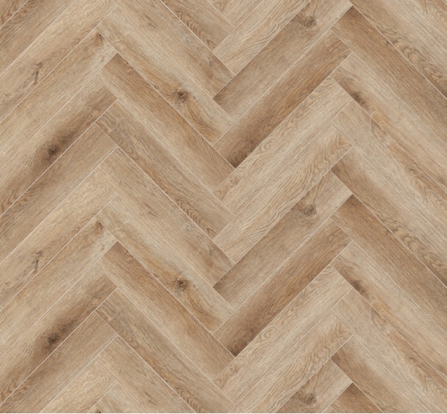 Виниловый ламинат SPC "Cronafloor" Herringbone Дуб Монпелье (640*128*4,5 мм) — купить в Пензе