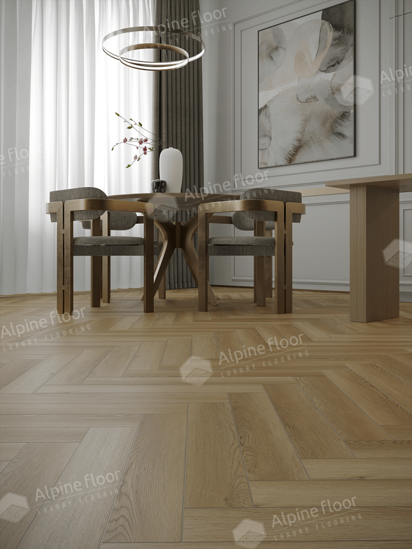 Кварцвиниловая плитка LVT "Alpine Floor" Дуб Поллукс (590*118*2,5 мм) — купить в Пензе
