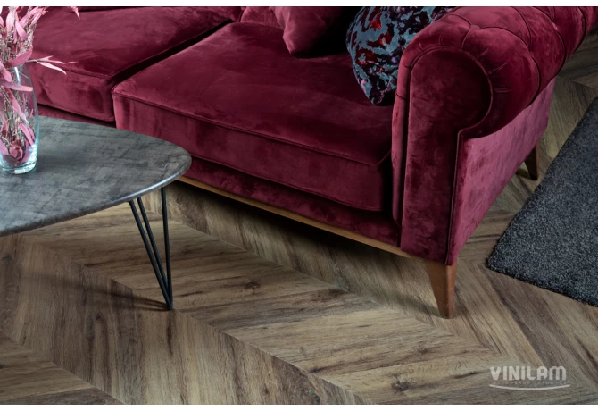 Кварц-винил Шеврон Лувр (690*115*2,5 мм) — купить в Пензе